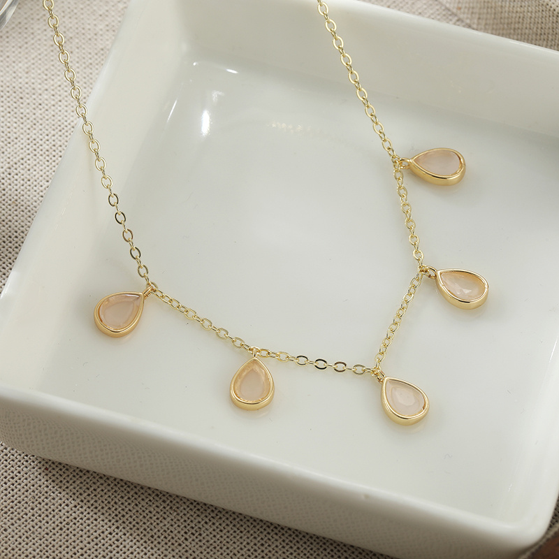 Women's Elegant Mexican Style Waterdrop Chain Necklace